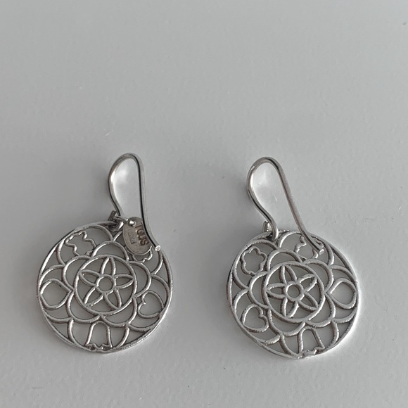 Tous Round Silver Earrings - Picture 2 of 3